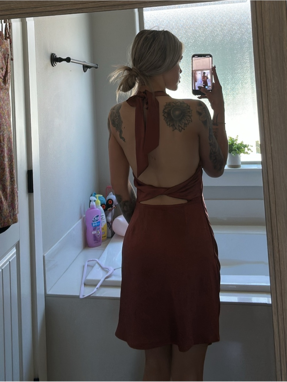 HELLO MOLLY HEAVY HEART DRESS CHOCOLATE - Picture 2 of 7